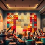 ألوان وديكورات