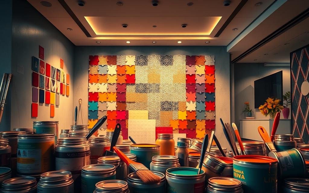 ألوان وديكورات